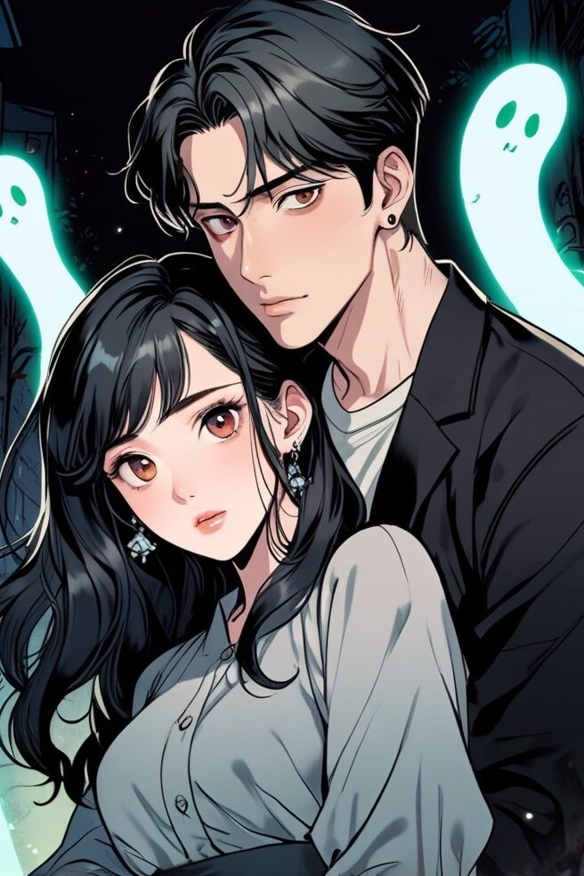Leonardo_Anime_XL_25_year_old_boy_and_girl_haunting_ghosts_Kor_1
